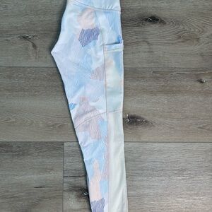 Fabletics Women's Leggings with Pastel Abstract Pattern
